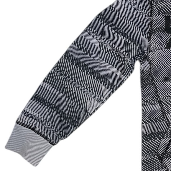 Under Armour Boys Hoodie Gray Black Logo Size 7 - Picture 5 of 12